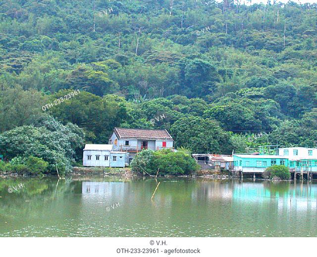 Village in Tai O, Lantau Island