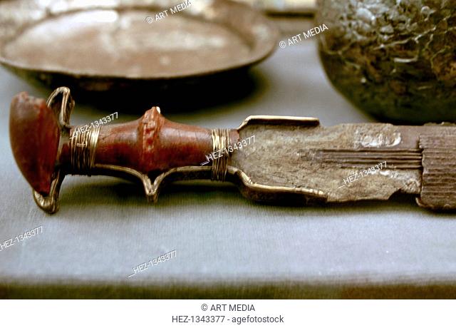 Etruscan or Roman sword. From the Etruscan Museum of Villa Giulia, Rome