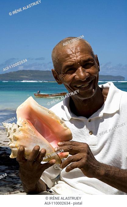 Dominican Republic - North Coast - Samana Peninsula - Las Galeras - Fisherman