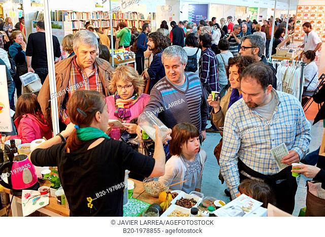 Bioterra, fair of organic products, green building, renewable energy and responsible consumption, Ficoba, Irun, Gipuzkoa, Basque Country, Spain