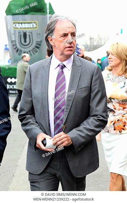 Crabbie's Grand National held Aintree Racecourse - Day 1 Featuring: Mark Lawrenson Where: Liverpool, United Kingdom When: 03 Apr 2014 Credit: David Sims/WENN