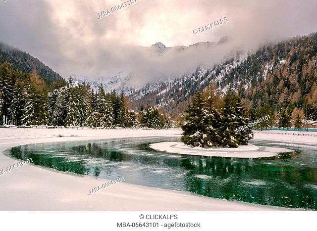 Valbione lake, Ponte di Legno, Lombardy district, Brescia province, Italy, Europe