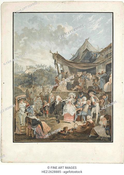 Le Menuet de la mariée (The Bride's Minuet), 1786. Artist: Debucourt, Philibert-Louis (1755-1832)