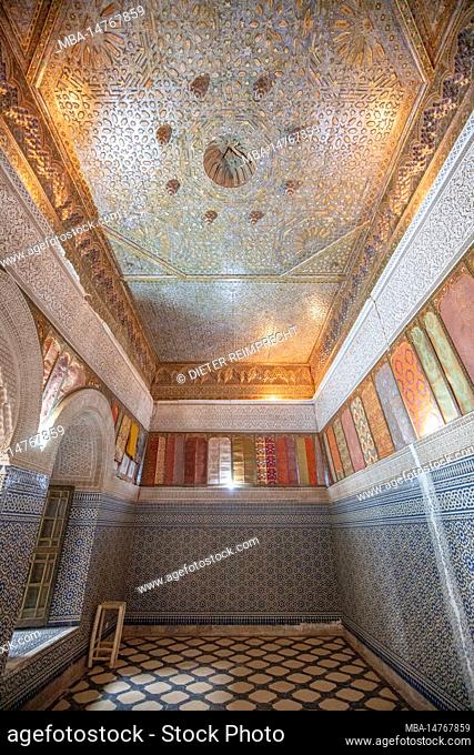 Morocco, Telouet, Telouet Kasbah, Glaoui Palace, Castle, Caravans Route