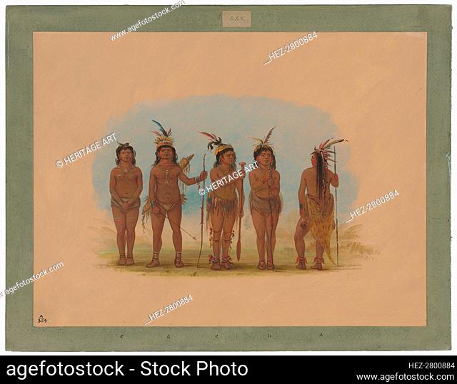 Five Caribbe Indians, 1854/1869. Creator: George Catlin