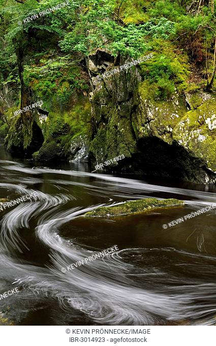 River Llugwy or Afon Llugwy, Fairy Glen Gorge