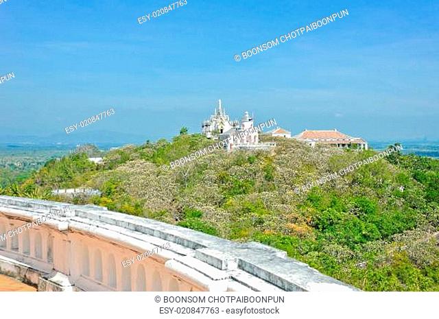 Phra Nakhon Khiri Palace on top of hill was built by King Rama IV in 1859 in Petchburi , Thailand
