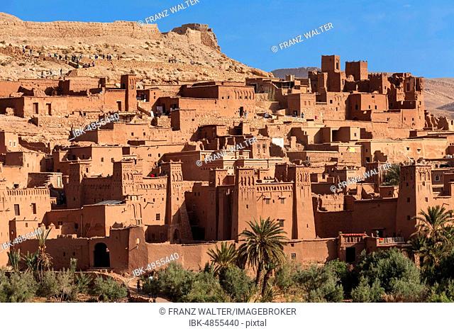 Kasbah Ait-Benhaddou, UNESCO World Heritage Site, Atlas, Atlas Mountains, near Ouarzazate, Morocco