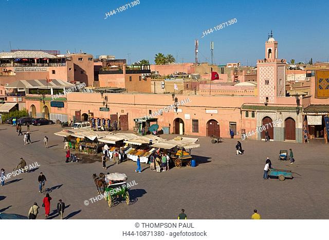 Djemma el Fna square, Marrakech, Morocco