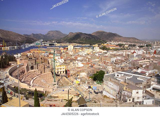 Roman Theatre, Cartagena, Murcia region, Spain