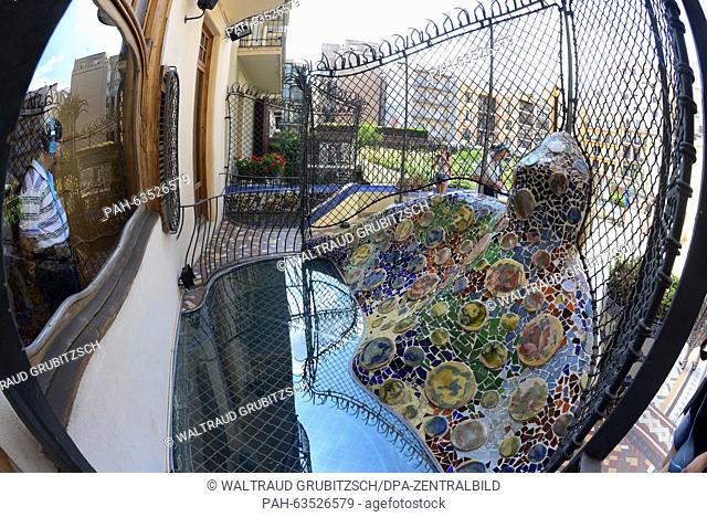 Famous Spanish architect Antoni Gaudi (1852-1926) rebuilt the facade and interior of Casa Batllo, under contract from textile manufacturer Josp Batllo i...