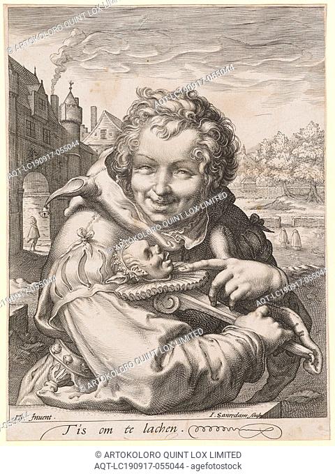 The Fool, c. 1595-1600, copperplate engraving, sheet: 24.3 x 17.9 cm (trimmed at the edge of the plate), U. l., designated HG., [lig.] Inuent ., u