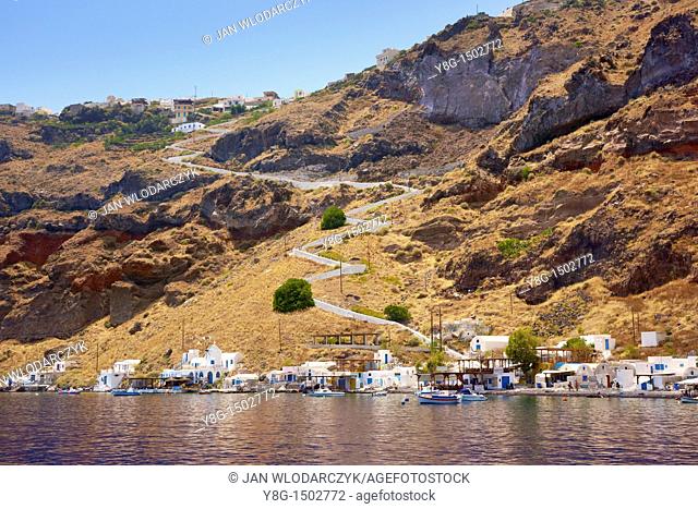 Thirasia Island, Santorini, Cyclades, Greece