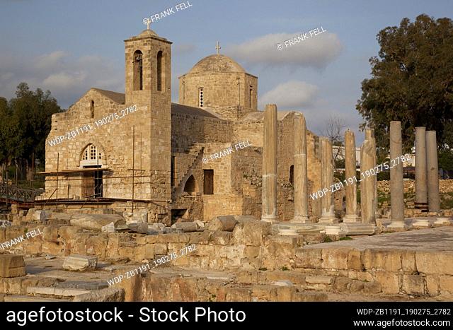 Cyprus, Kato Paphos, Agia Kyriaki Church