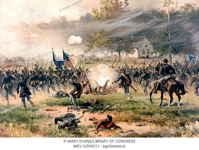 Battle of Antietam. Date c1887 Dec. 19