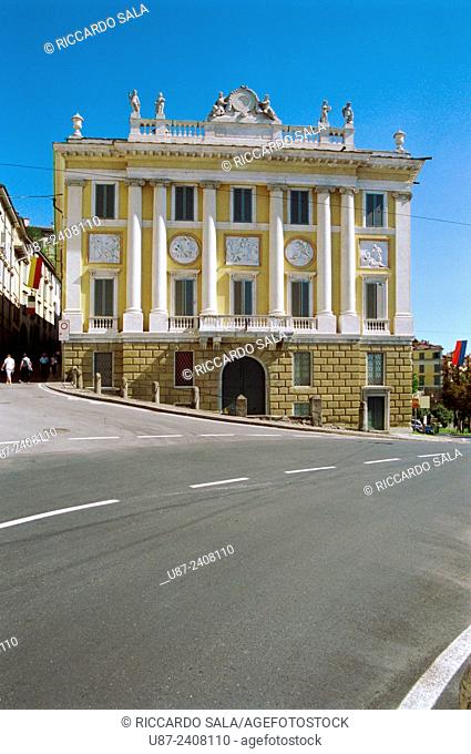 Italy, Lombardy, Bergamo Alta, Medolago Albani Palace