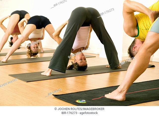 Yoga class - Standing Straddle