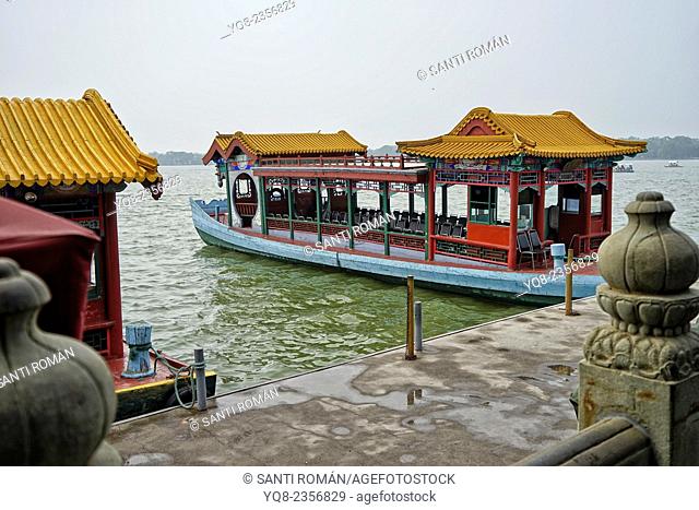 Asia, Beijing, Peking, China, Heritage, Holiday, Kunming, Lake, Landmark, Qing dynasty, Boat