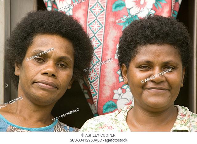 Women in Bukaya in the Fijian highlands