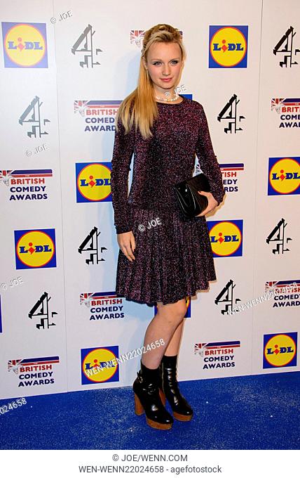 The British Comedy Awards 2014 at Fountain Studios - Arrivals Featuring: Emily Berrington Where: London, United Kingdom When: 16 Dec 2014 Credit: Joe/WENN