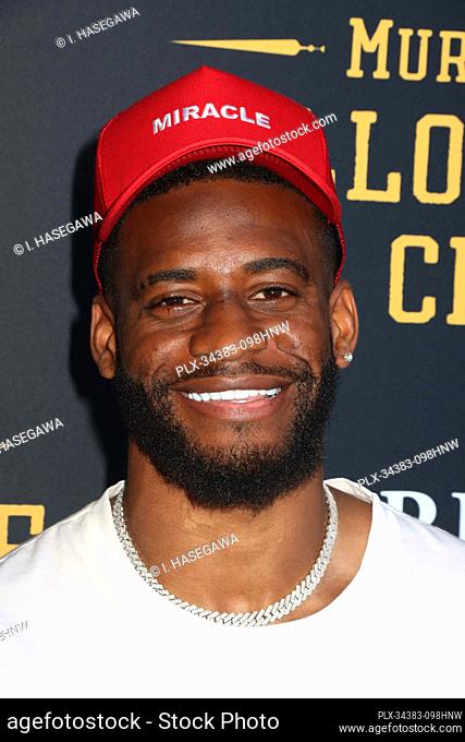 DeVante Parker 06/23/2022 The Los Angeles Premiere of “Murder at Yellowstone City” held at the Harmony Gold Theater in Hollywood, CA. Photo by I