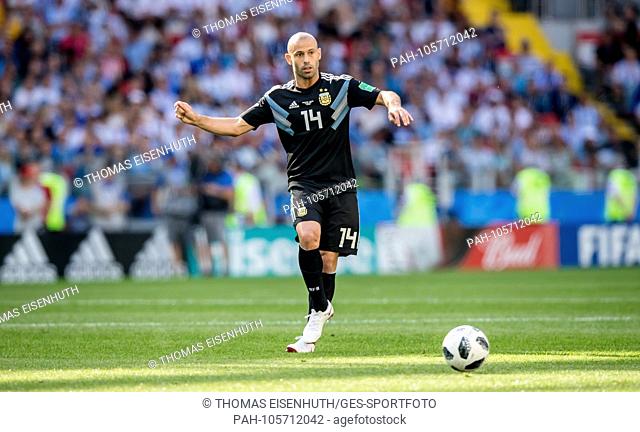 Javier Mascherano (Argentina) GES / Football / World Cup 2018 Russia: Argentina - Iceland, 16.06.2018 GES / Soccer / Football / Worldcup 2018 Russia: Argentina...