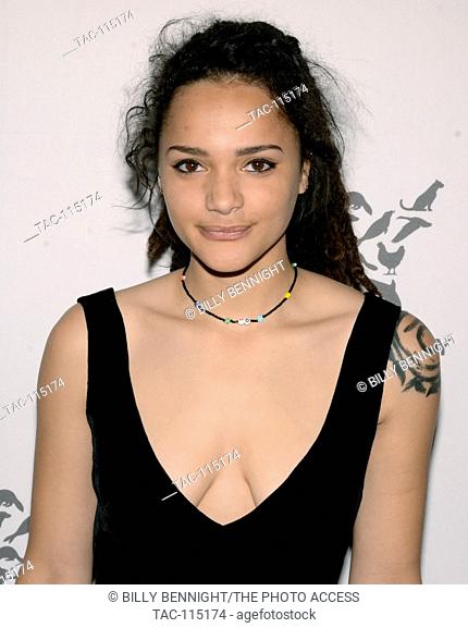 Sasha Lane arrives at The Humane Society Of The United States' To The Rescue Gala at Paramount Studios Stege 16 on May 7, 2016