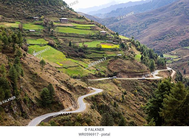 Road to Trongsa, Bhutan