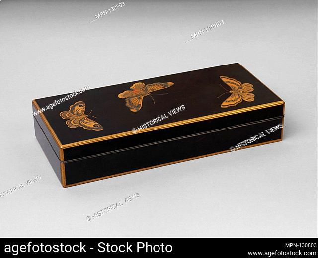 Period: Meiji period (1868-1912); Date: second half of the 19th century; Culture: Japan; Medium: Lacquered wood with gold, silver