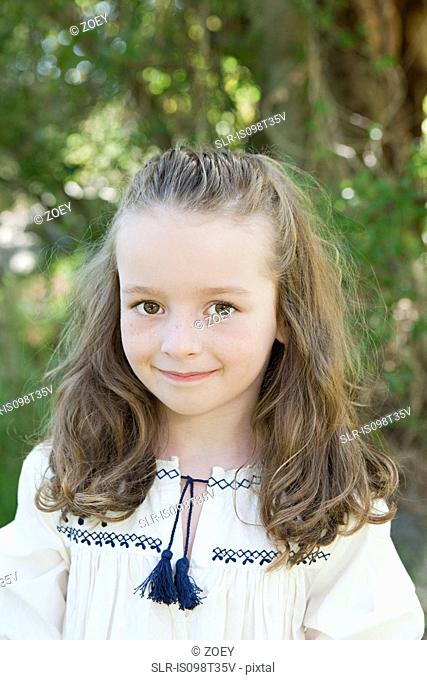 Portrait of a girl outdoors