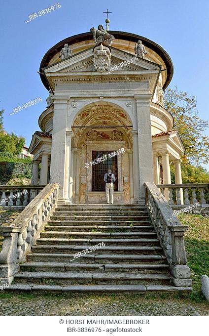 Chapel VII, historic pilgrimage route to the Sanctuary of Santa Maria del Monte on the Sacro Monte di Varese or Sacred Mount of Varese