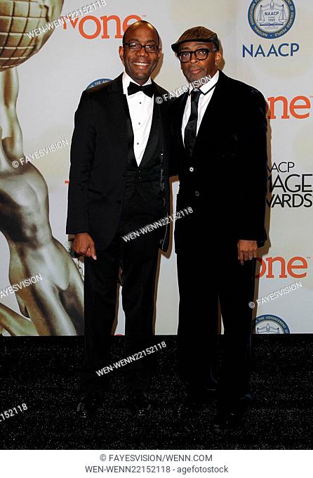 The 46th NAACP Image Awards - Press Room Featuring: Spike Lee, Cornell William Brooks Where: Pasadena, California, United States When: 06 Feb 2015 Credit:...
