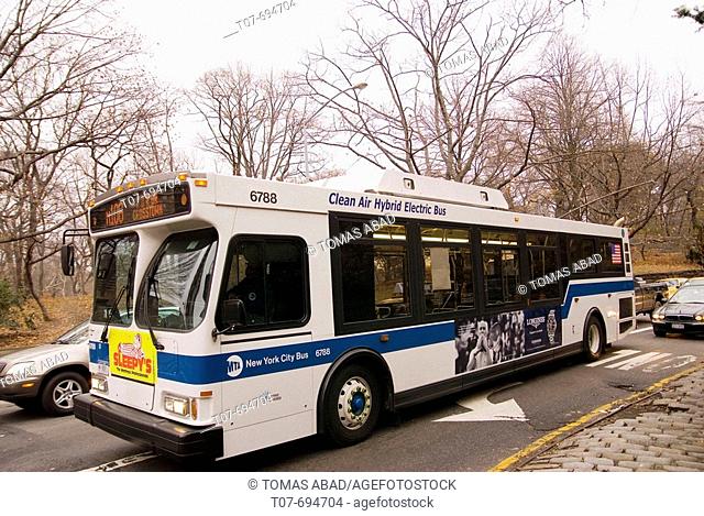 New York City 'Clean Air Hybrid Electrid Bus' - The MTA (Metropolitan Transit Authority) started a Clean Fuel Bus Program with the hope of being the cleanest...