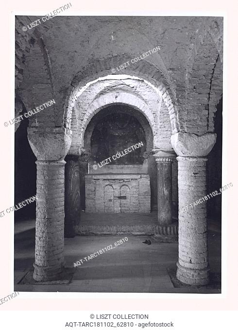 Marches Macerata San Ginesio S. Maria, this is my Italy, the italian country of visual history, Exterior views 15th-century portal, 11th-century apse