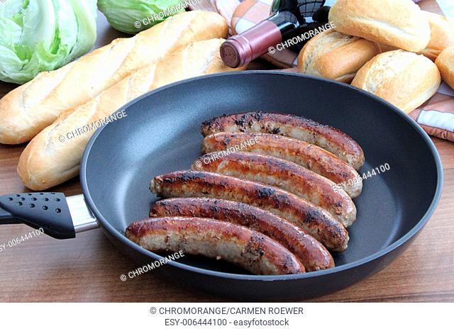 Sausage in the pan