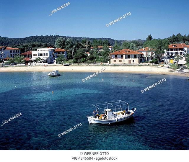 GR-Ormos Panagias, Sithonia-Halbinsel, Chalkidike, Makedonien Zentral, Hafen, Fischerboot GR-Ormos Panagias, Sithonia Peninsula, Chalkidiki, Macedonia Central