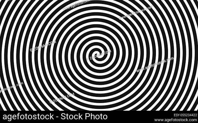 Spinning Spiral Abstract Motion Background. 3d rendering