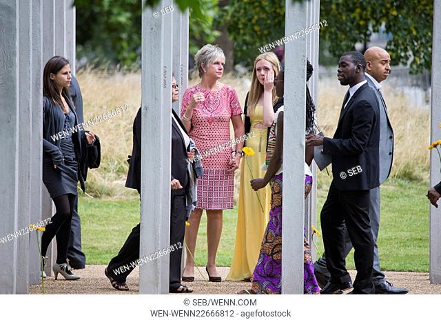 10th anniversary of the 7/7 bombings in London held at the 7/7 Hyde Park memorial Featuring: Atmosphere Where: London, United Kingdom When: 07 Jul 2015 Credit:...