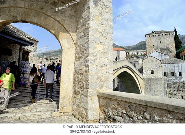 Old bridge ""Stari Most"" of Mostar, Bosnia and Herzegovina
