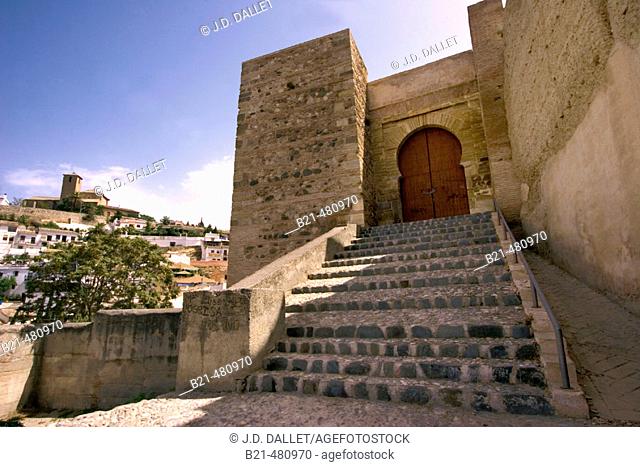 Moorish door to the Albaicin at Granada: 'Monaitas' door. Granada. Spain