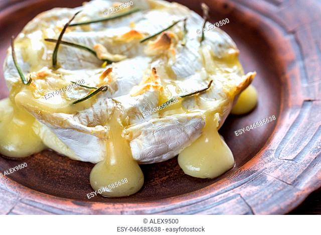 Baked Camembert cheese
