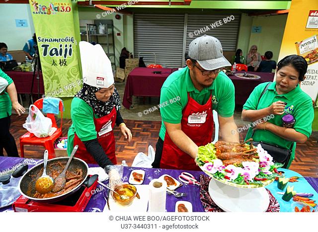 Fiesta Satok 3.0 cooking competition at Sungai Maong Community Hall, Kuching, Sarawak, Malaysia