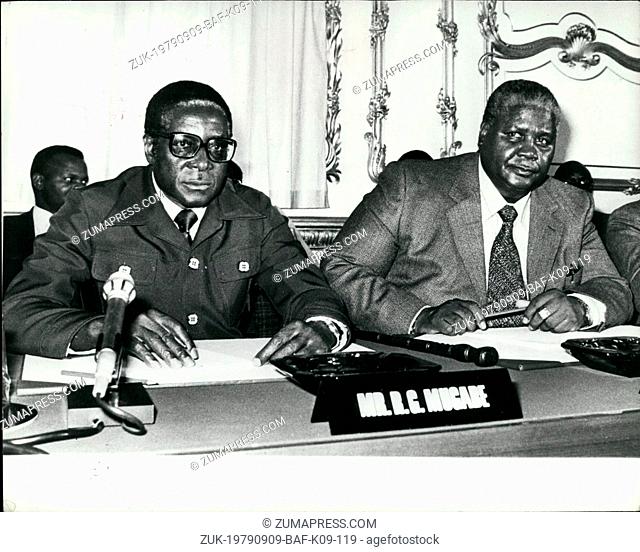 Sep. 09, 1979 - The Zimbabwe-Rhodesia constitutional conference opens in London: The Zimbabwe-Rhodesia conference opened at Lancaster House in London yesterday