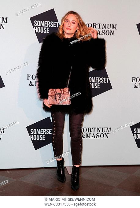 The Skate at Somerset House with Fortnum & Mason Launch Party held at the Somerset House - Arrivals Featuring: Rosie Fortescue Where: London