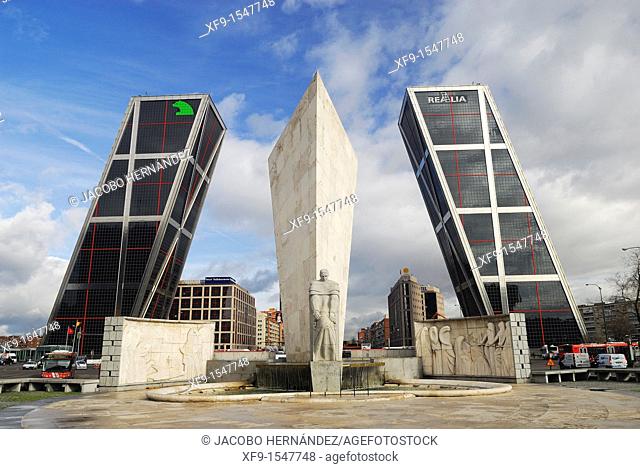 Kio towers.Madrid.Spain