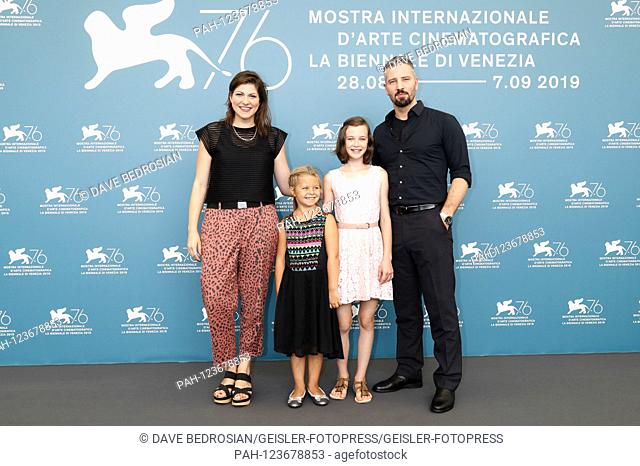 Katrin Gebbe, Katerina Lipovska, Adelia Ocleppo and Murathan Muslu at the photo call for 'Pelican Blood (Pelican Blood)' at the 76st Venice Film Festival at...