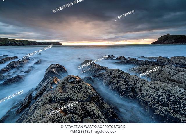 Abereiddy Bay, Pembrokeshire Coast National Park, Abereiddy, Wales, United Kingdom, Europe
