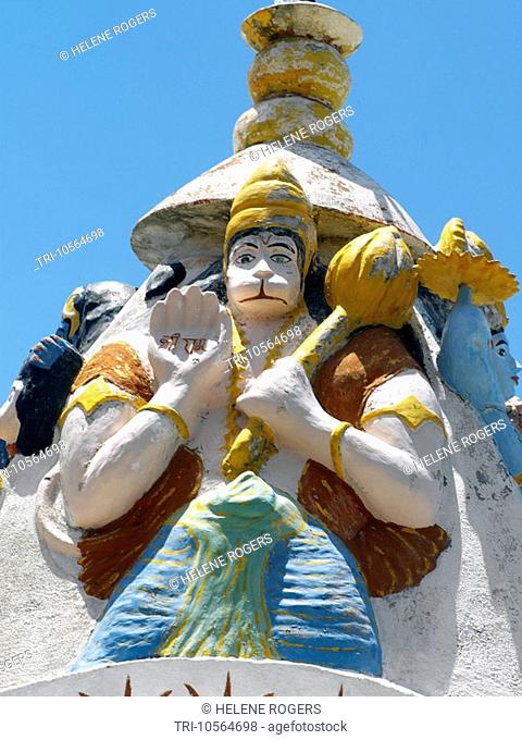 Anse La Raie Mauritius Hanuman on Shri Baba Shrine