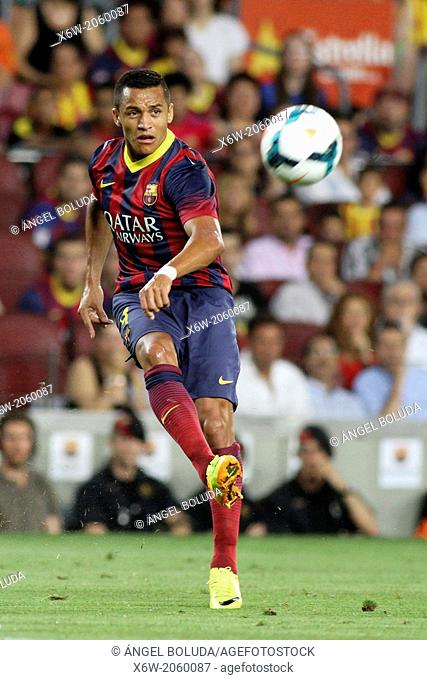 FC Barcelona. Alexis Sánchez in action