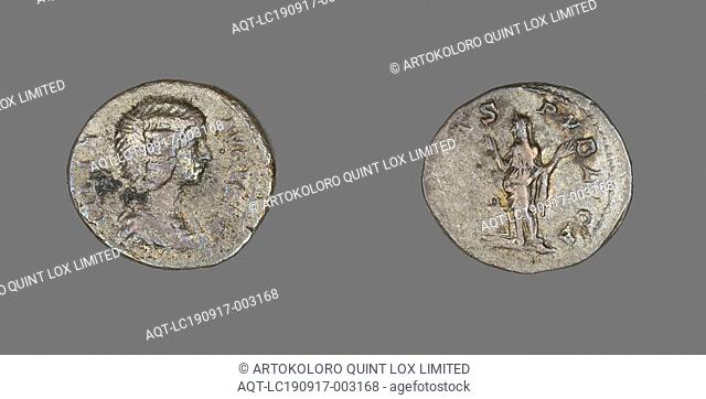 Denarius (Coin) Portraying Empress Julia Domna, AD 196/211, Roman, minted in Rome, Roman Empire, Silver, Diam. 1.9 cm, 2.82 g